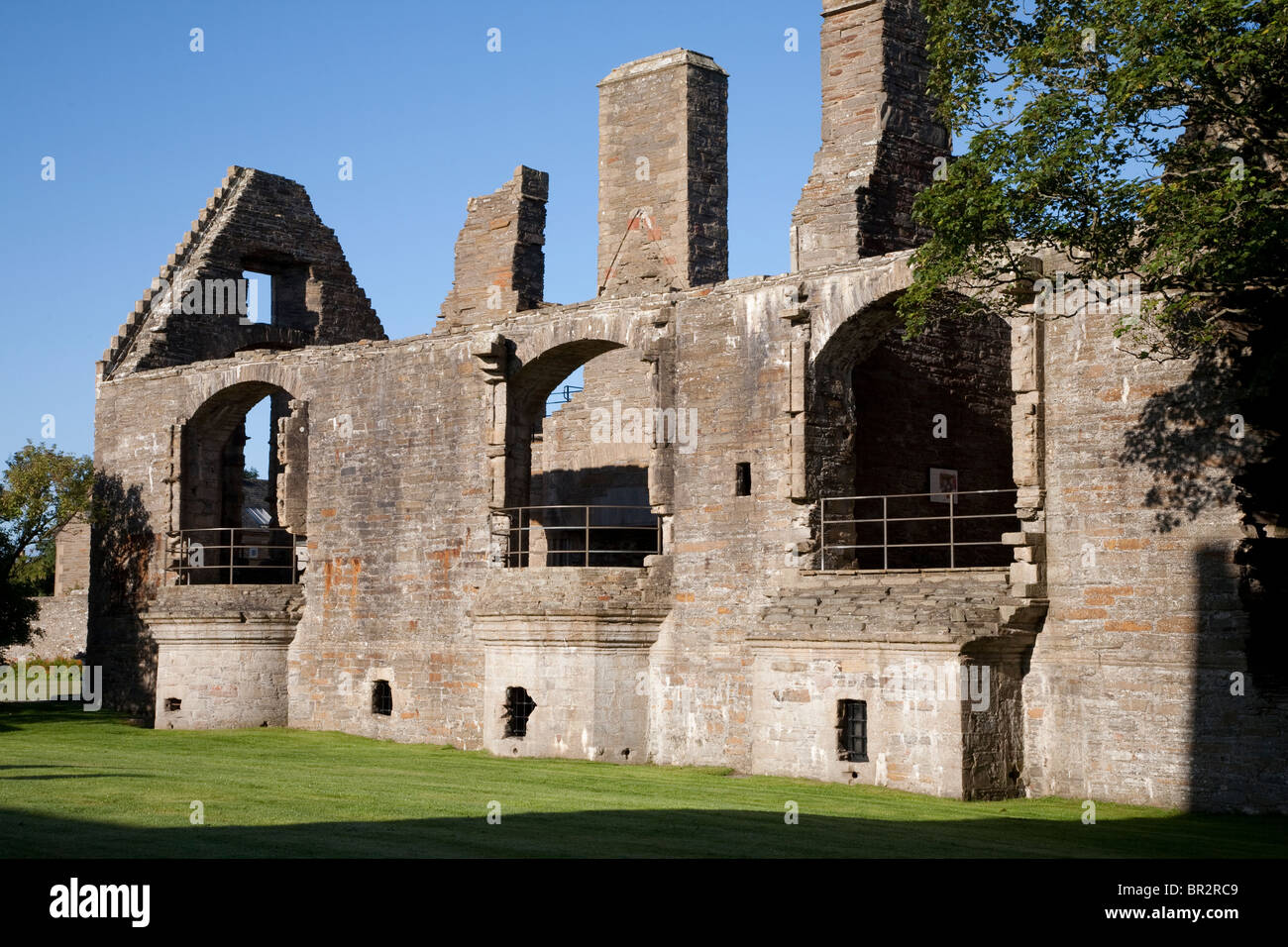 Earls Palace, Kirkwall in Ornkey Island, Scotland Stock Photo