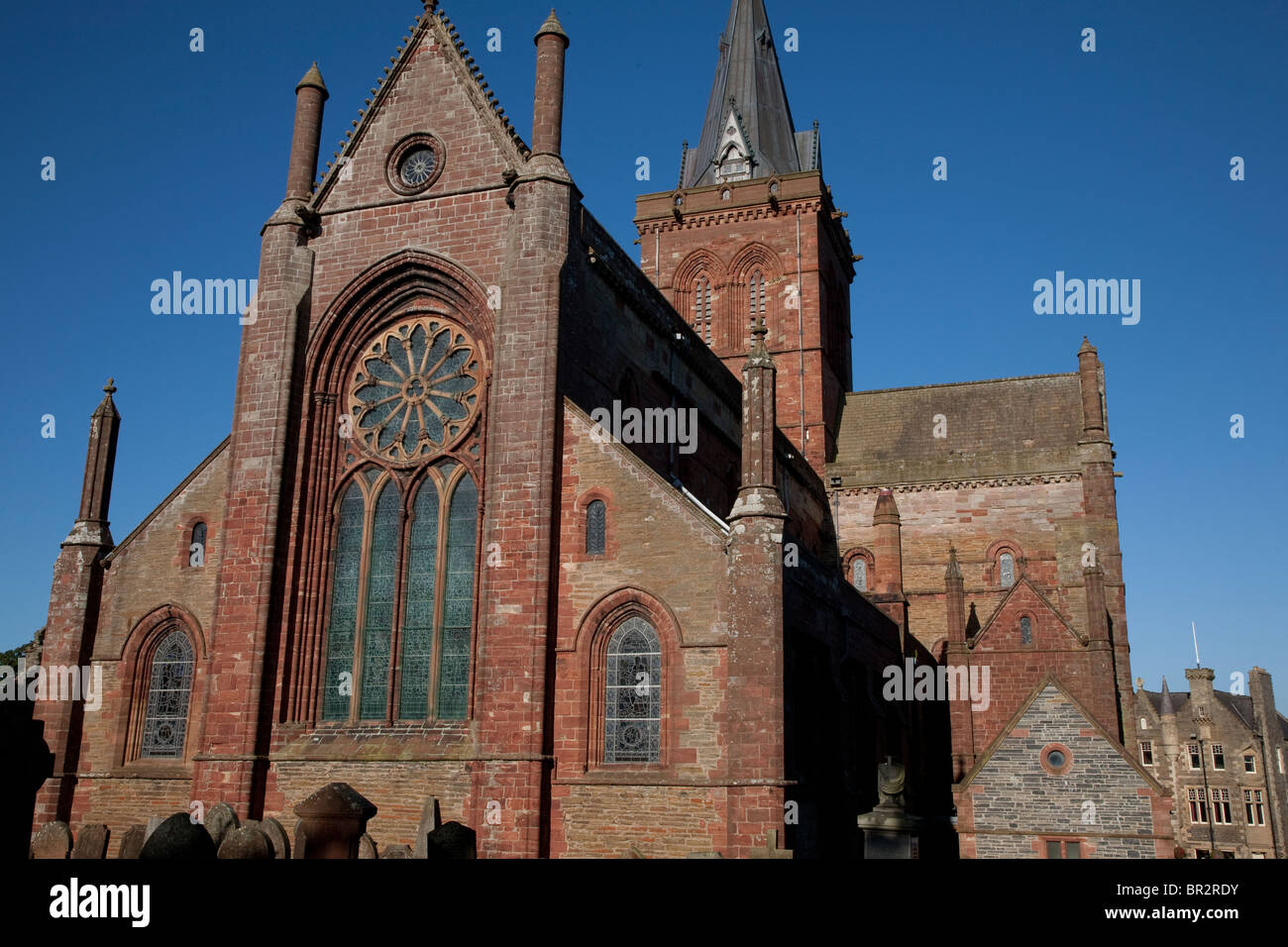 St Magnus Cathedral Church in Kirkwall in Orkney Islands, Scotland ...