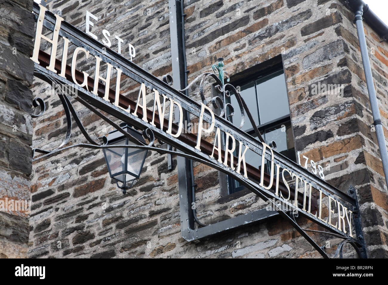 Highland Park Distillery, Kirkwall in Orkney Islands, Scotland Stock