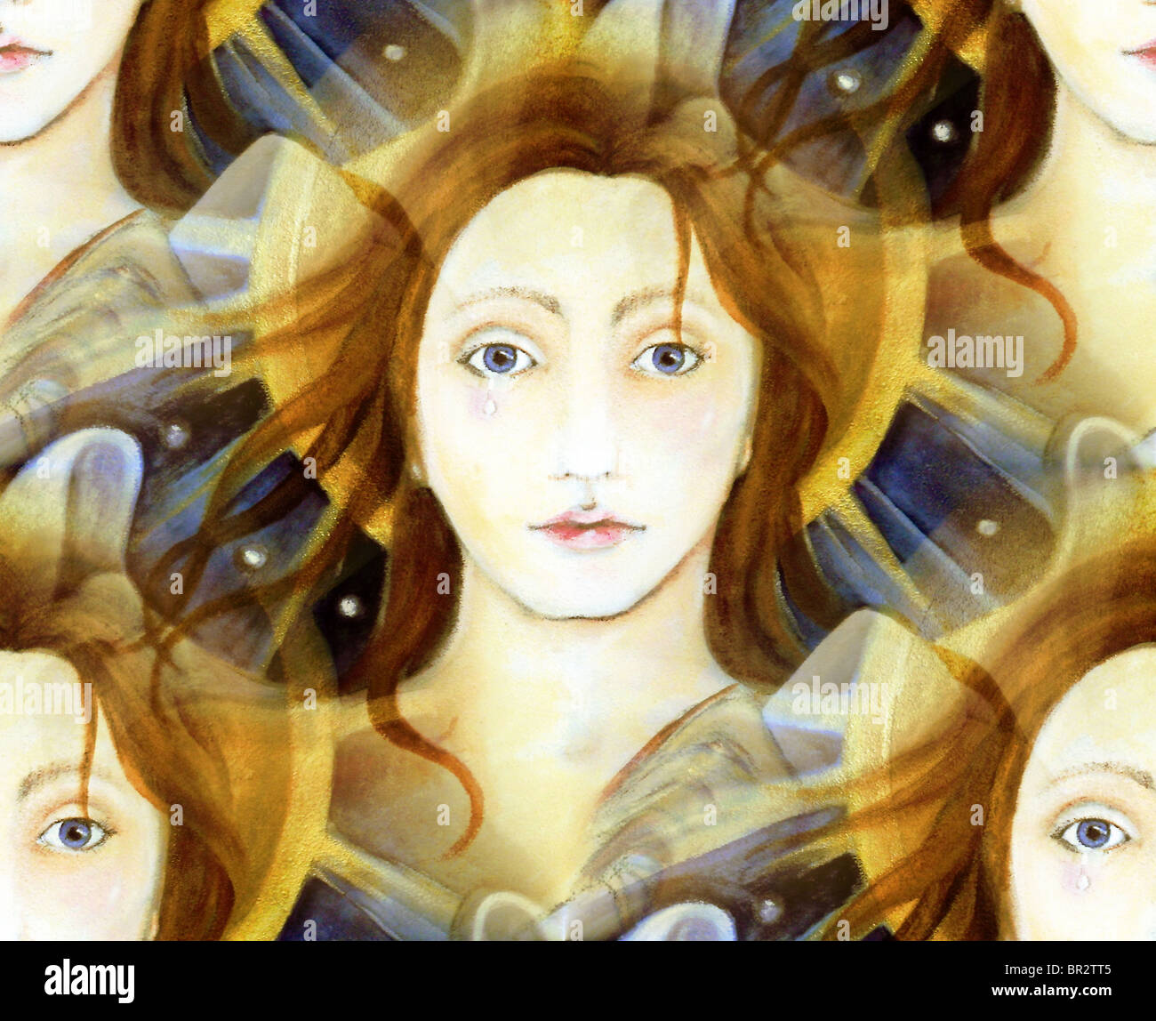 Angelic head hi-res stock photography and images - Alamy