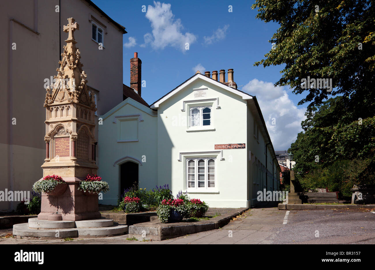 Drinking Fountain and Alms Houses Henley on Thames Oxfordshire England UK Stock Photo