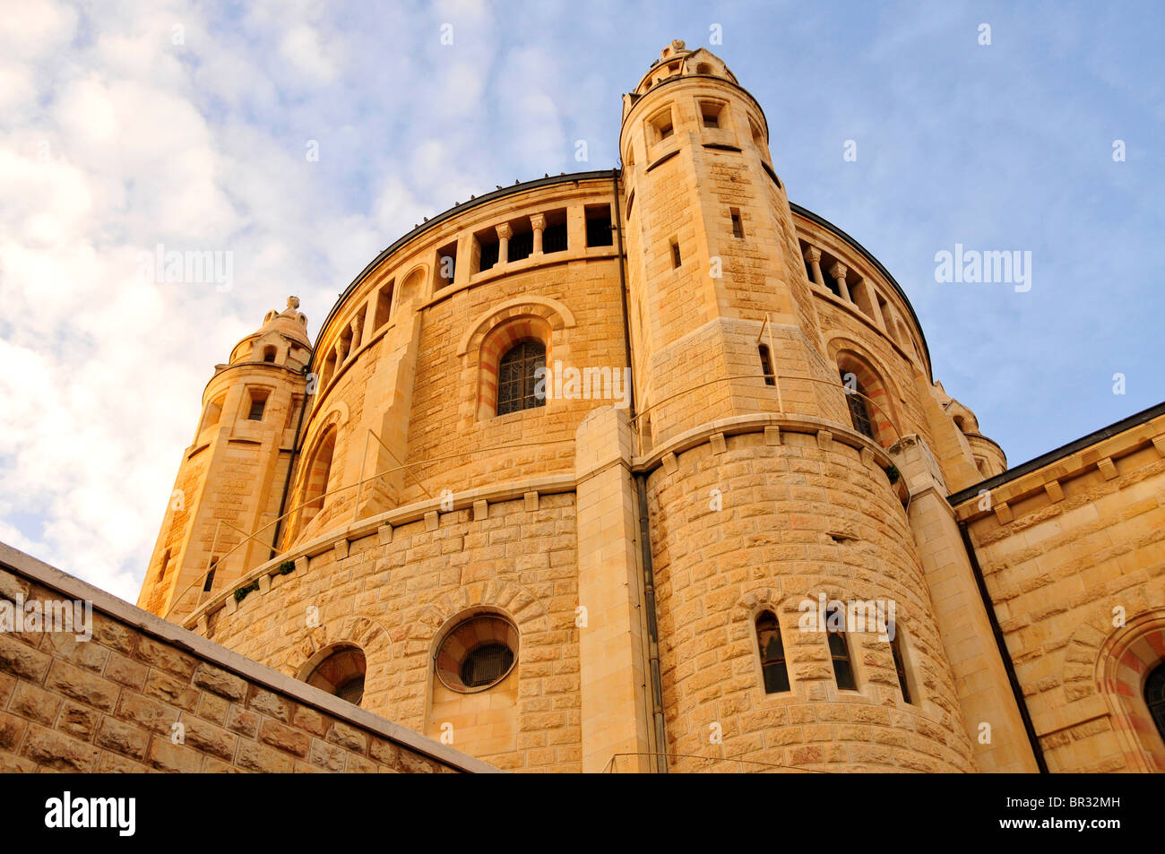 Church of the Dormition at Mount Zion, Jerusalem, Israel, Middle East, the Orient Stock Photo