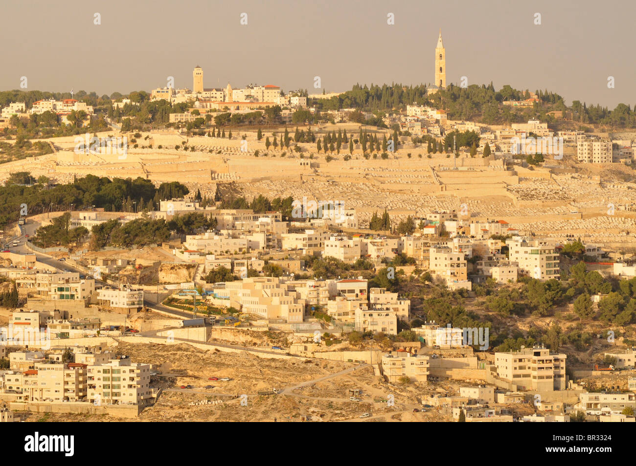 View of the Mount of Olives, Israel, Middle East, the Orient Stock Photo