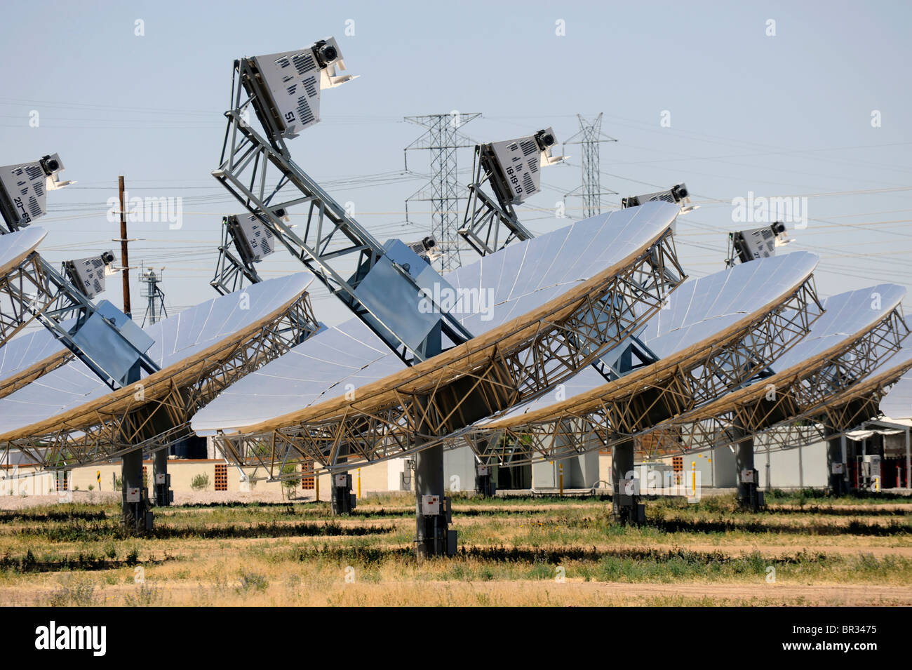 Maricopa Solar SES Suncatchers Phoenix Arizona Stock Photo Alamy