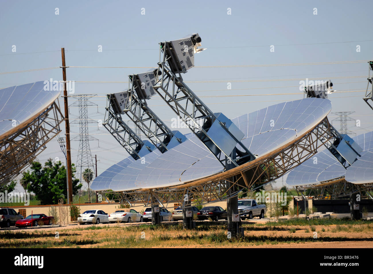 Maricopa Solar SES Suncatchers Phoenix Arizona Stock Photo Alamy