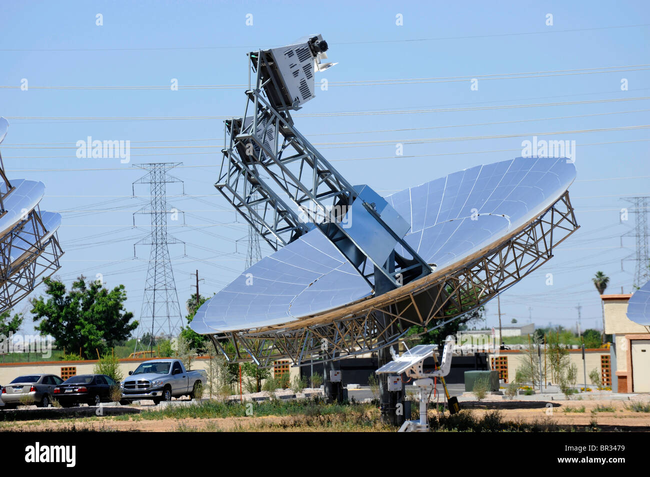 Maricopa Solar SES Suncatchers Phoenix Arizona Stock Photo Alamy