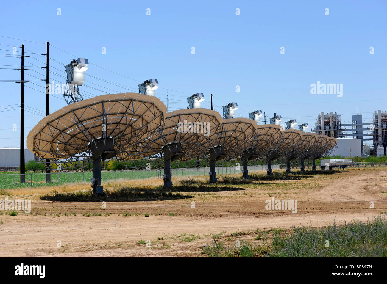 Maricopa Solar SES Suncatchers Phoenix Arizona Stock Photo Alamy