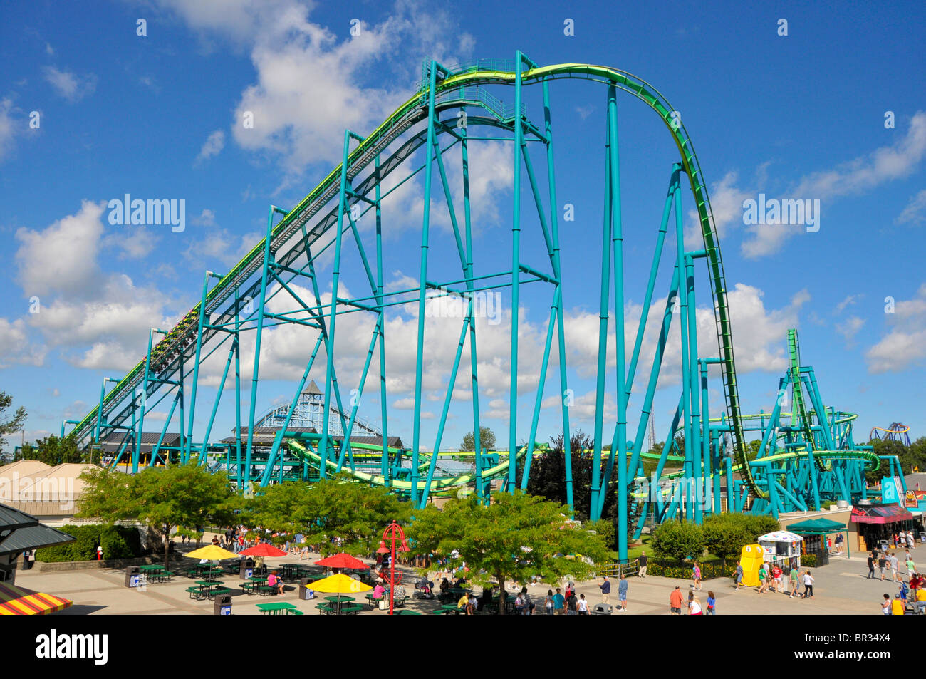 Raptor Ride Cedar Point Amusement Park Sandusky Ohio Stock Photo Alamy