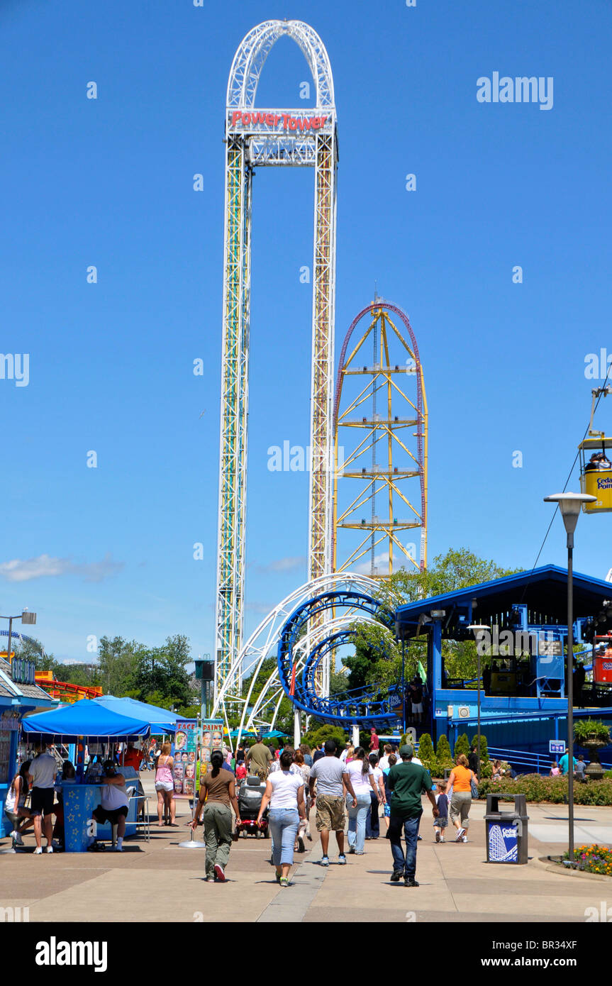 Cedar Point Amusement Park Sandusky Ohio Stock Photo