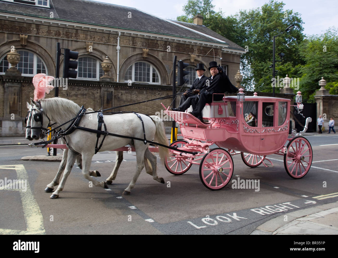 Horse and Carriage London England UK Stock Photo