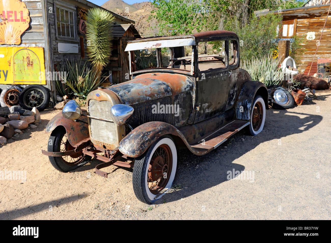 Ford Model A T Hackberry General Store Route 66 Arizona Stock Photo - Alamy