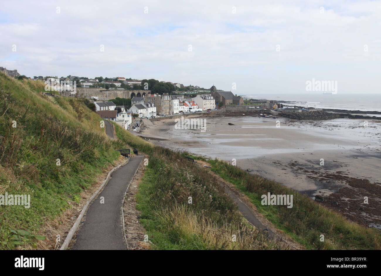 walking path to Kinghorn Fife Scotland September 2010 Stock Photo Alamy