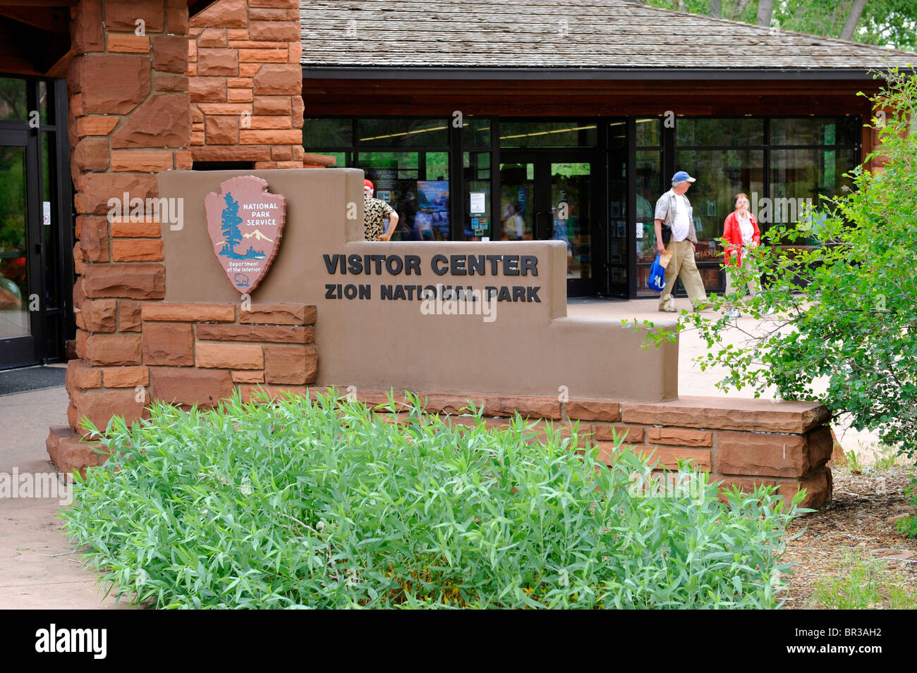 Visitor Center Mount Zion National Park Utah Stock Photo