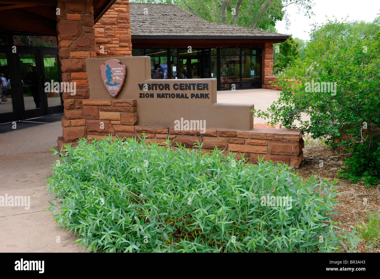 Visitor Center Mount Zion National Park Utah Stock Photo Alamy