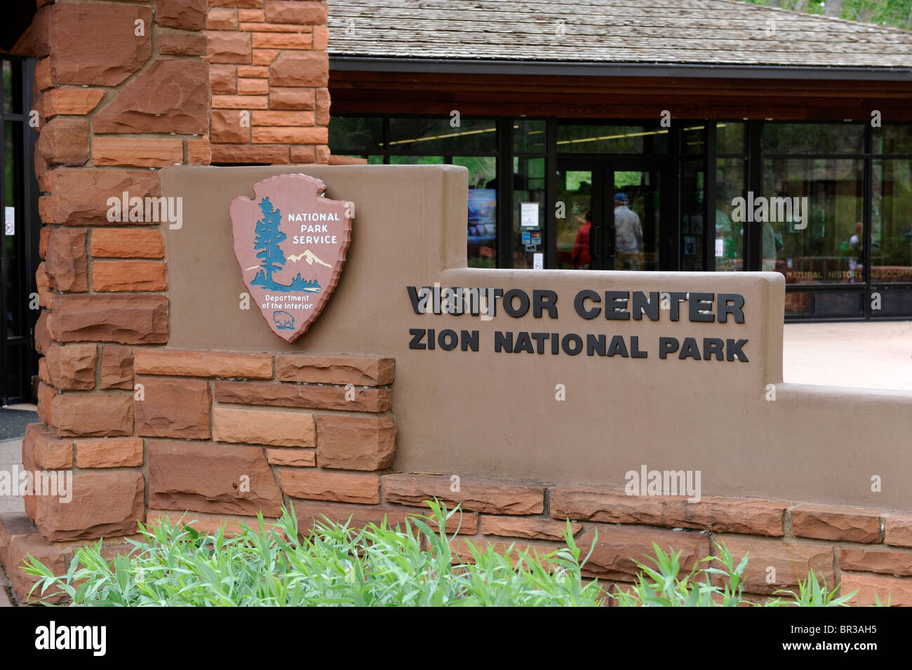 Visitor Center Mount Zion National Park Utah Stock Photo Alamy