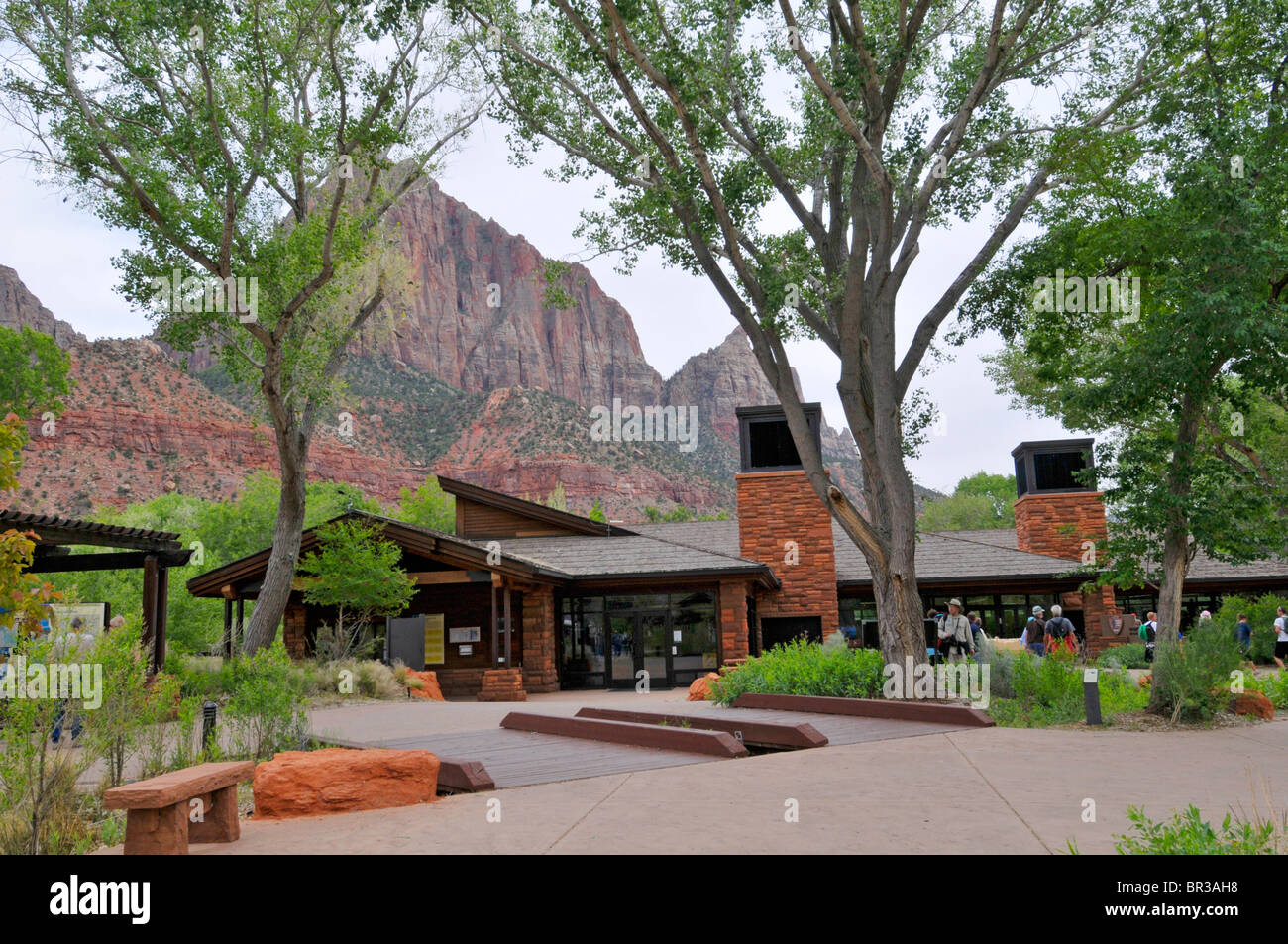 Visitor Center Mount Zion National Park Utah Stock Photo Alamy