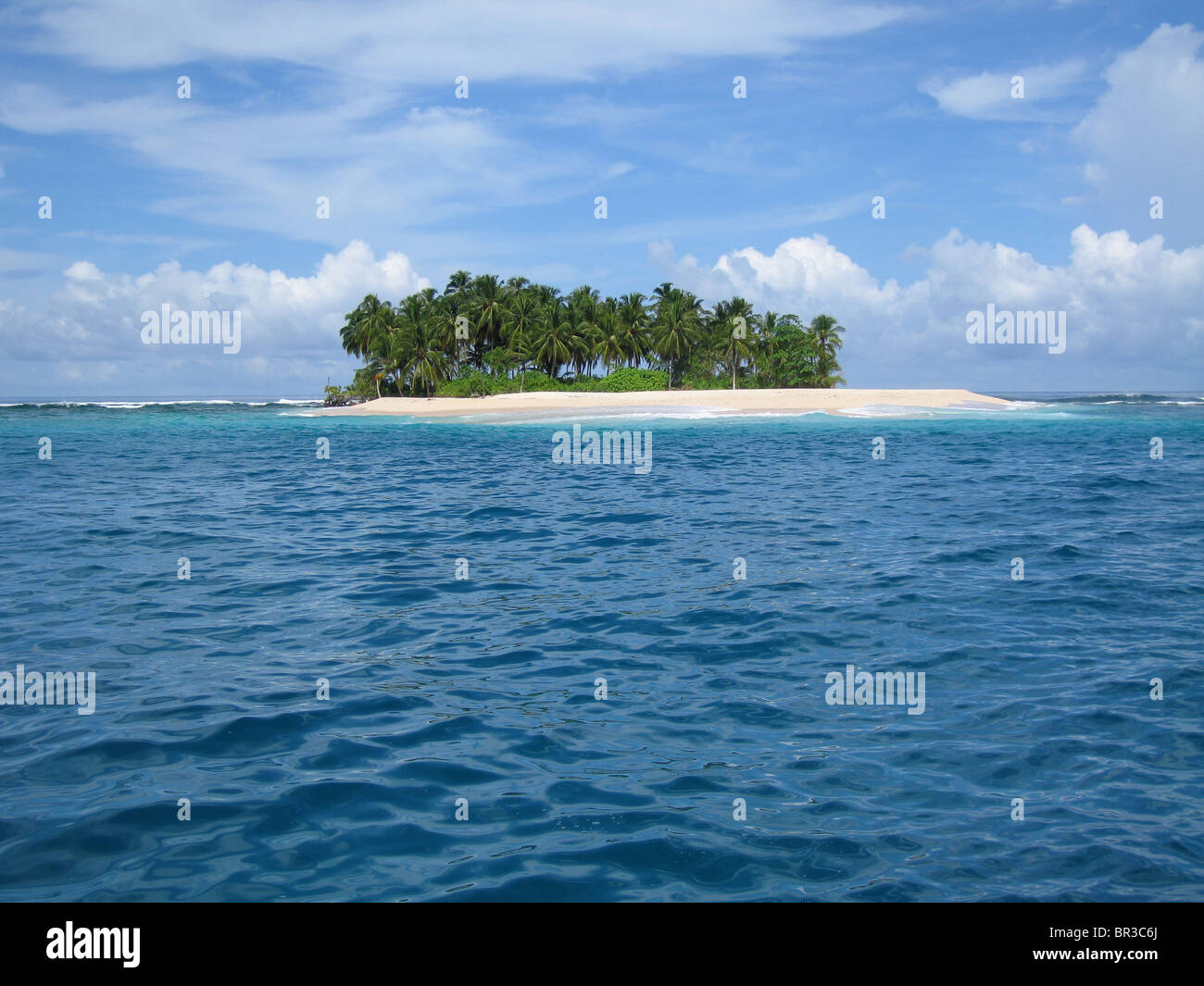small tropical island in Indonesia Stock Photo
