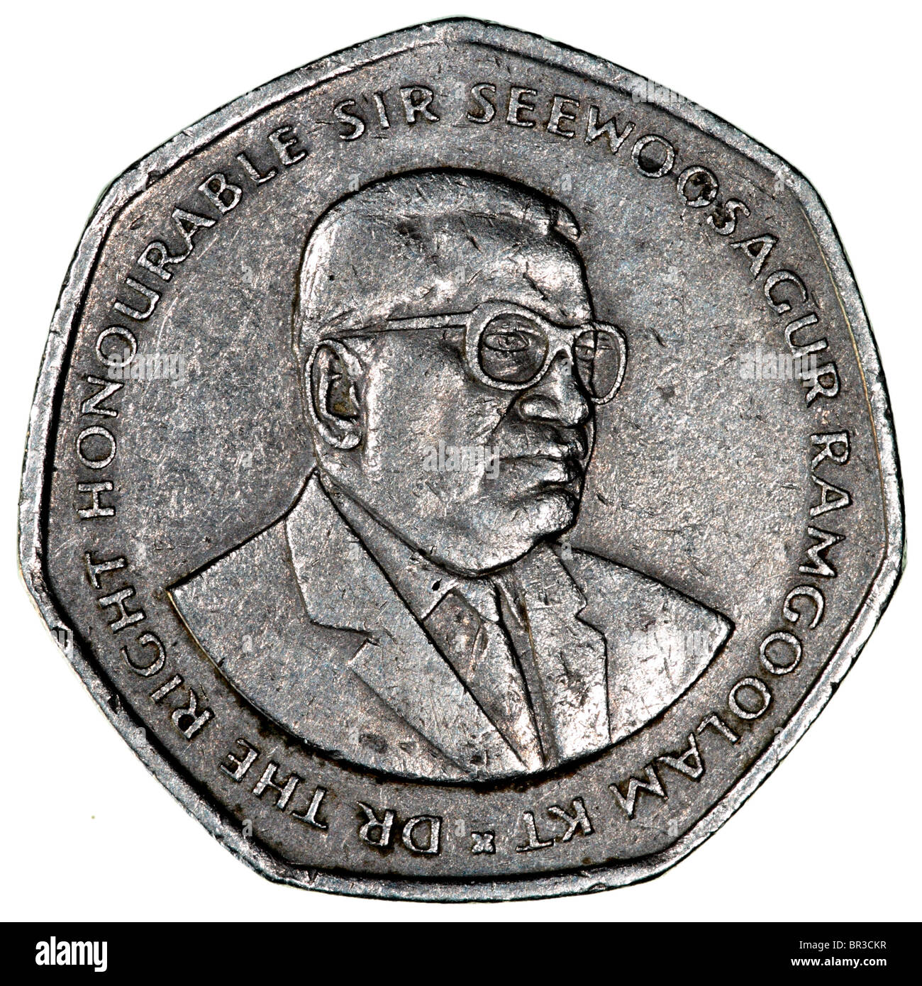 Coin Mauritius Stock Photo