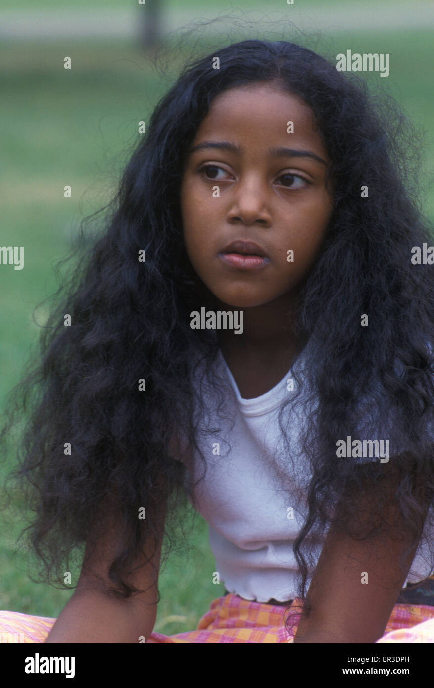 portrait of black girl Stock Photo - Alamy