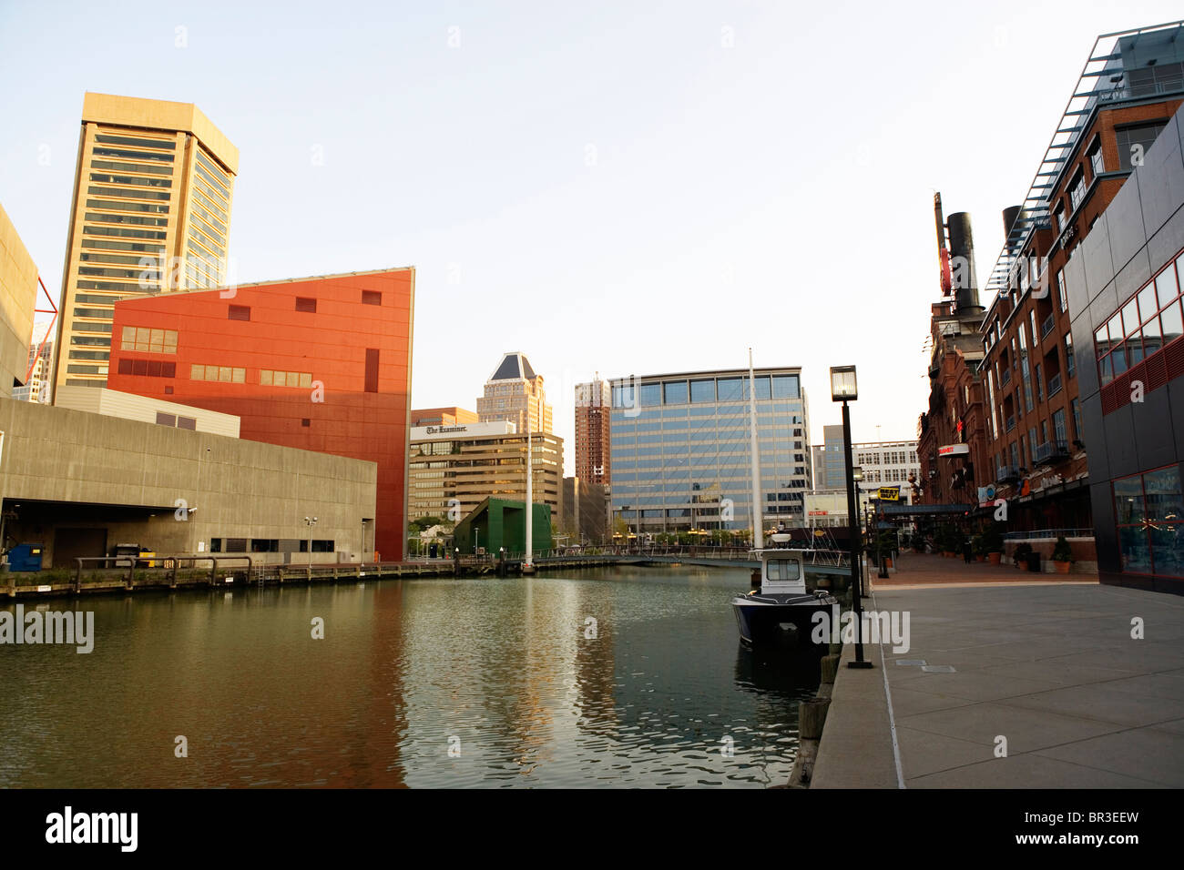 Inner Harbor, Patapsco River, Chesapeake Bay, Baltimore, MD Stock Photo 