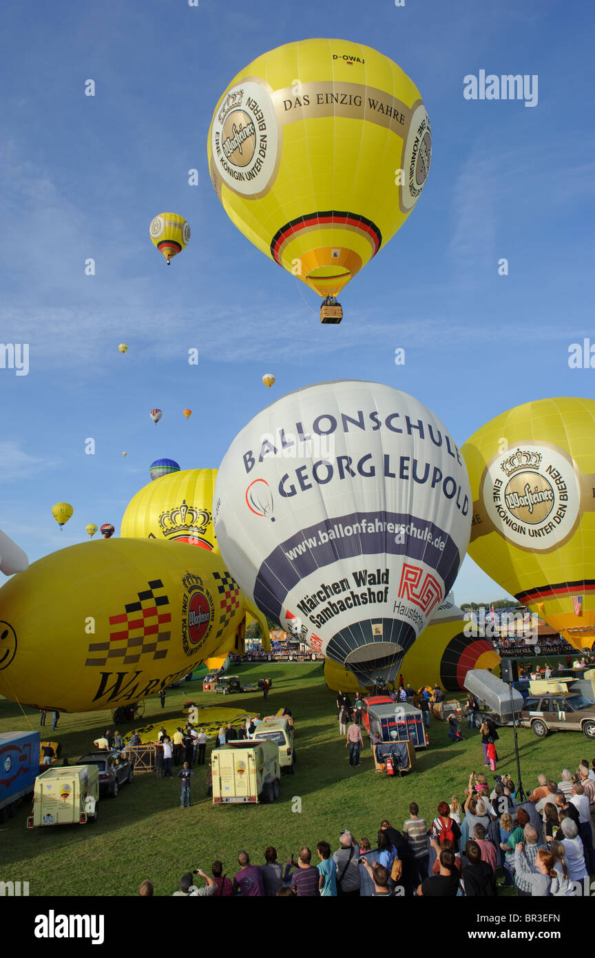 Hot Air Balloon Festival 2010 in Warstein Germany Stock Photo Alamy
