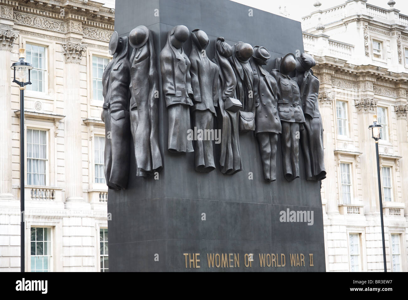 The Women of World War II monument in Whitehall, London Stock Photo