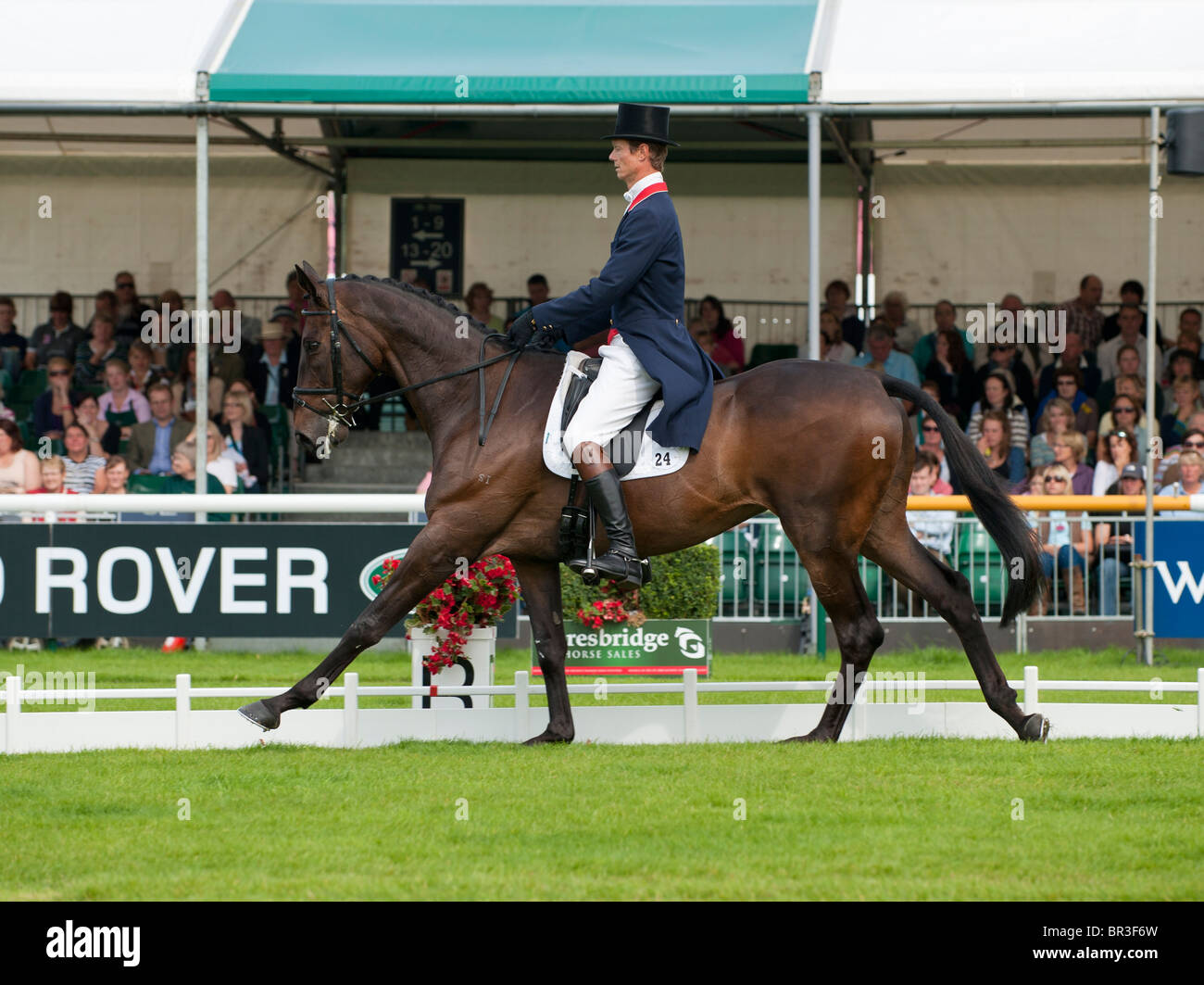 William FoxPItt and Macchiato Dressage Test Land Rover Burghley