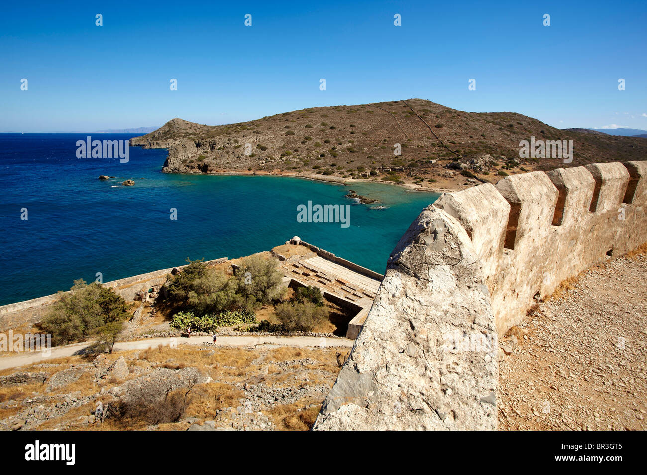 Spinalonga, Agios Nikolaos, Crete Stock Photo - Alamy