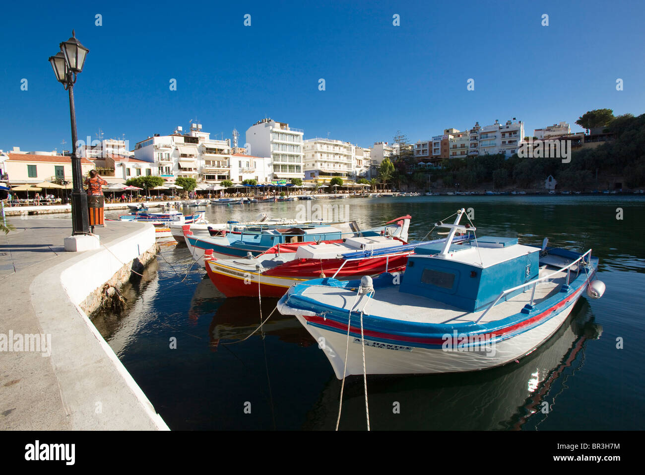 Agios Nikolaos - Crete Stock Photo