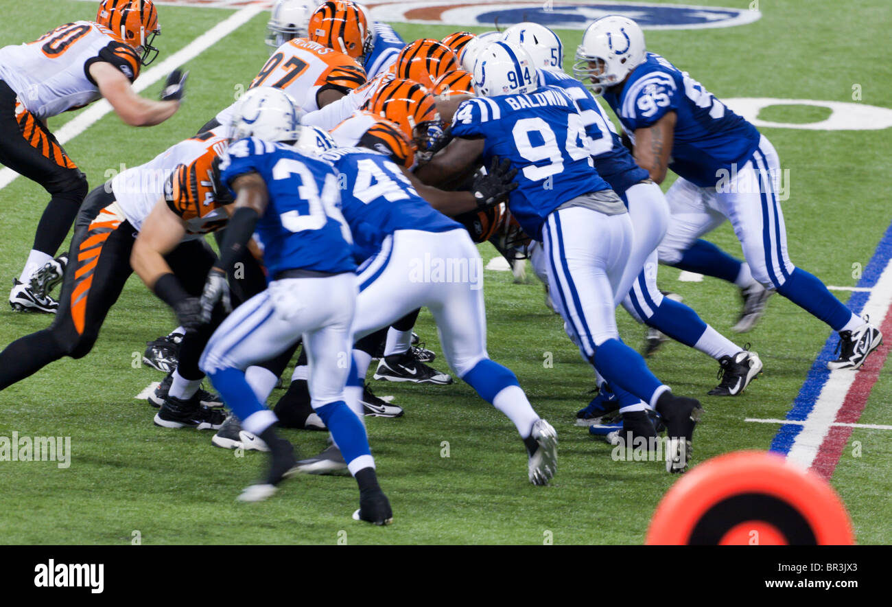 American football game Stock Photo Alamy