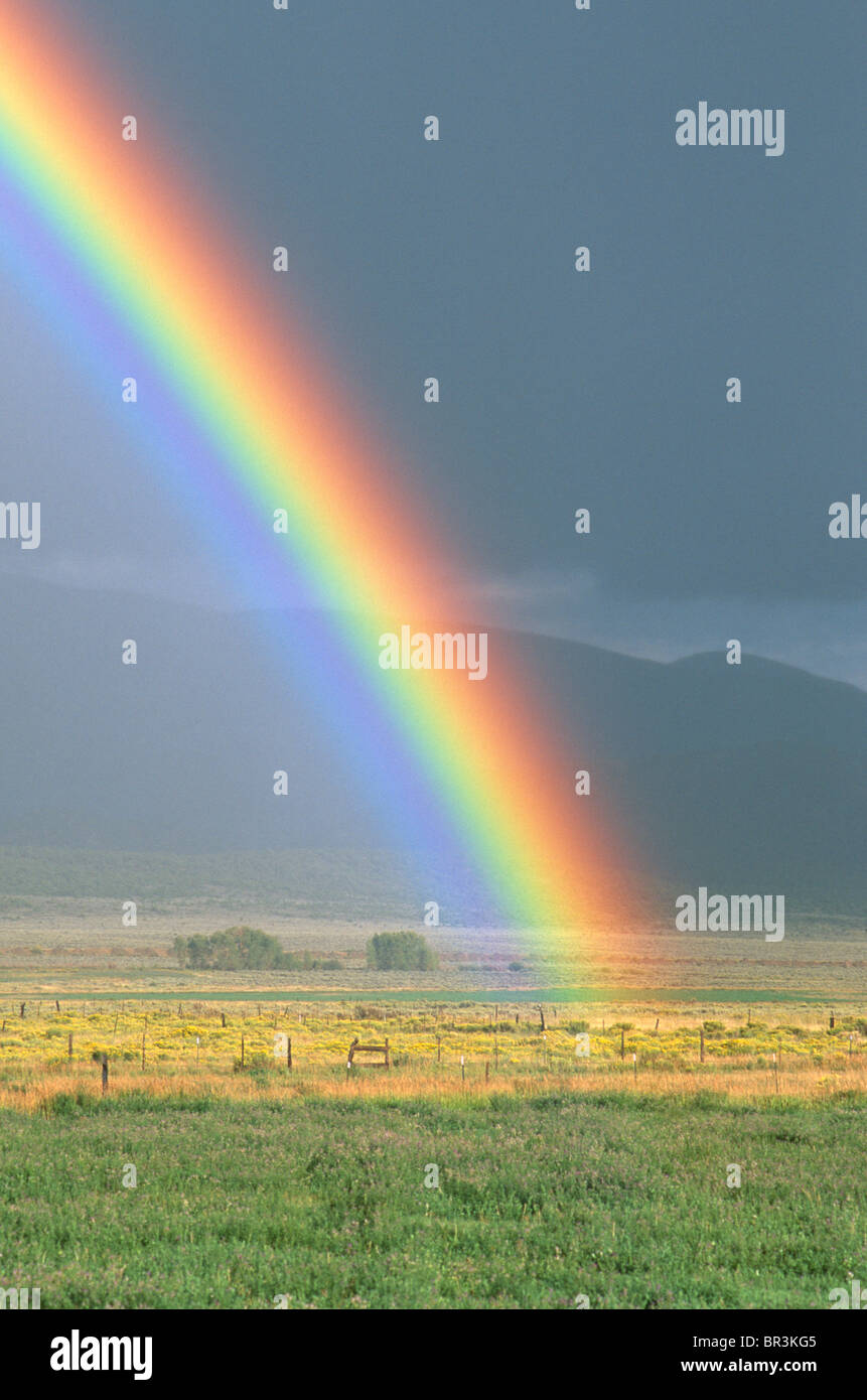 rainbow-colorado-rocky-mountains-stock-photo-alamy