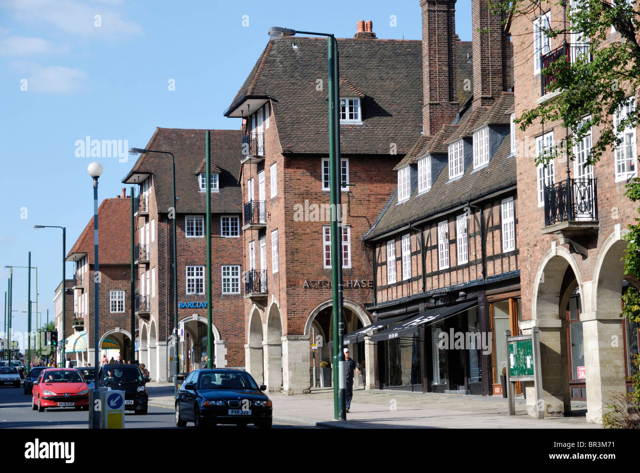 Apartment buildings in Temple Fortune, London, England Stock Photo Alamy