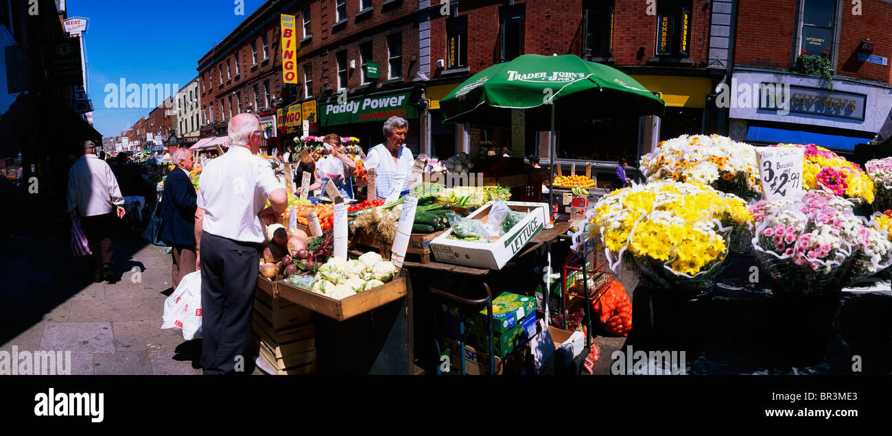 Dublin, Co Dublin, Ireland, Moore Street Market Stock Photo Alamy