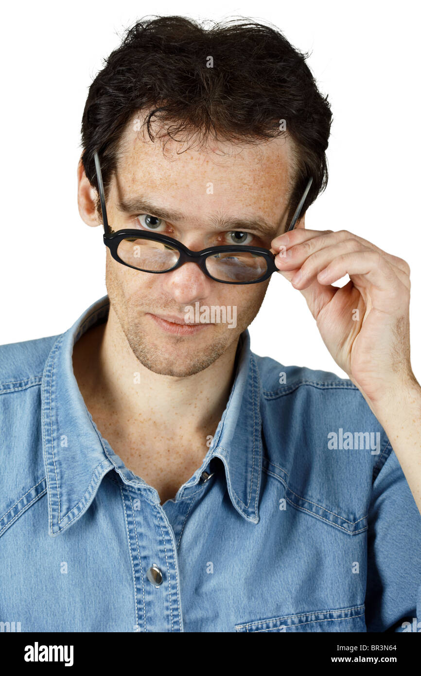 Old man with white hair hi-res stock photography and images - Alamy