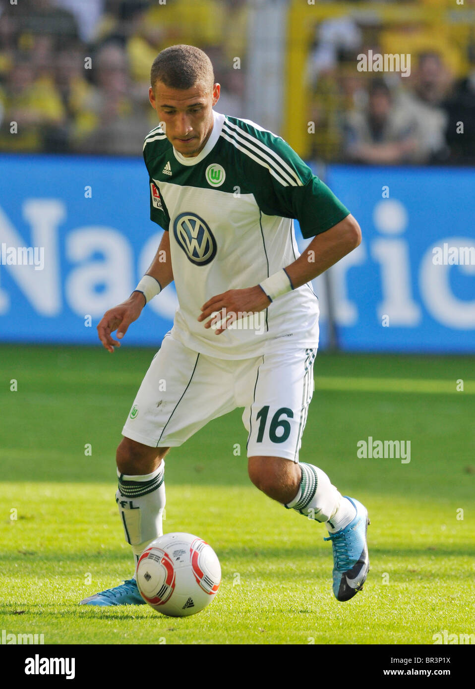 Fabian JOHNSON, VfL Wolfsburg, german Bundesliga match Borussia Dortmund vs VfL Wolfsburg Stock Photo