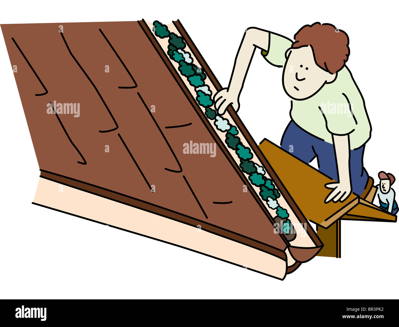 House Cleaning Cartoon Stock Photos & House Cleaning Cartoon Stock