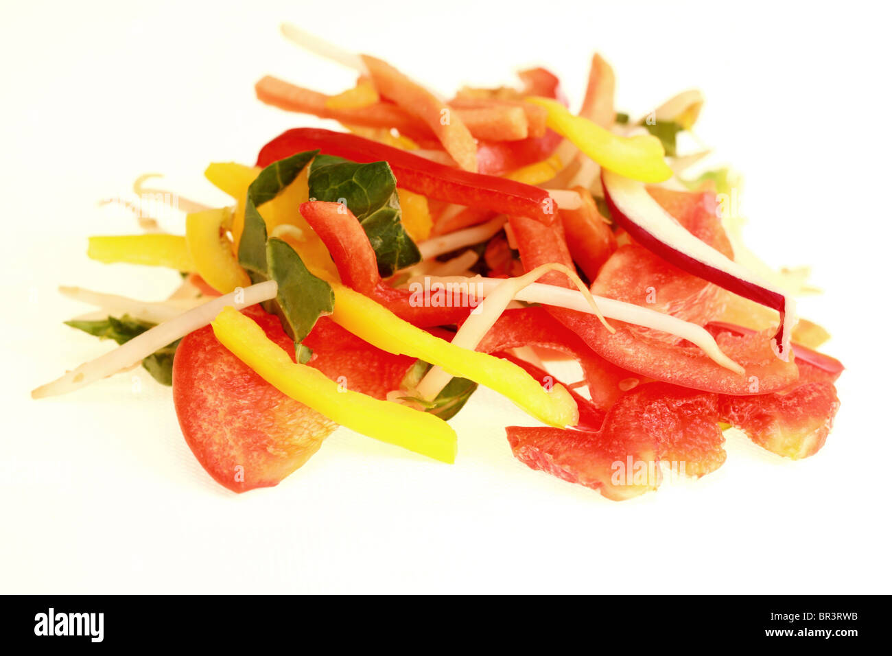 Mixed Pepper Stir Fry Stock Photo - Alamy