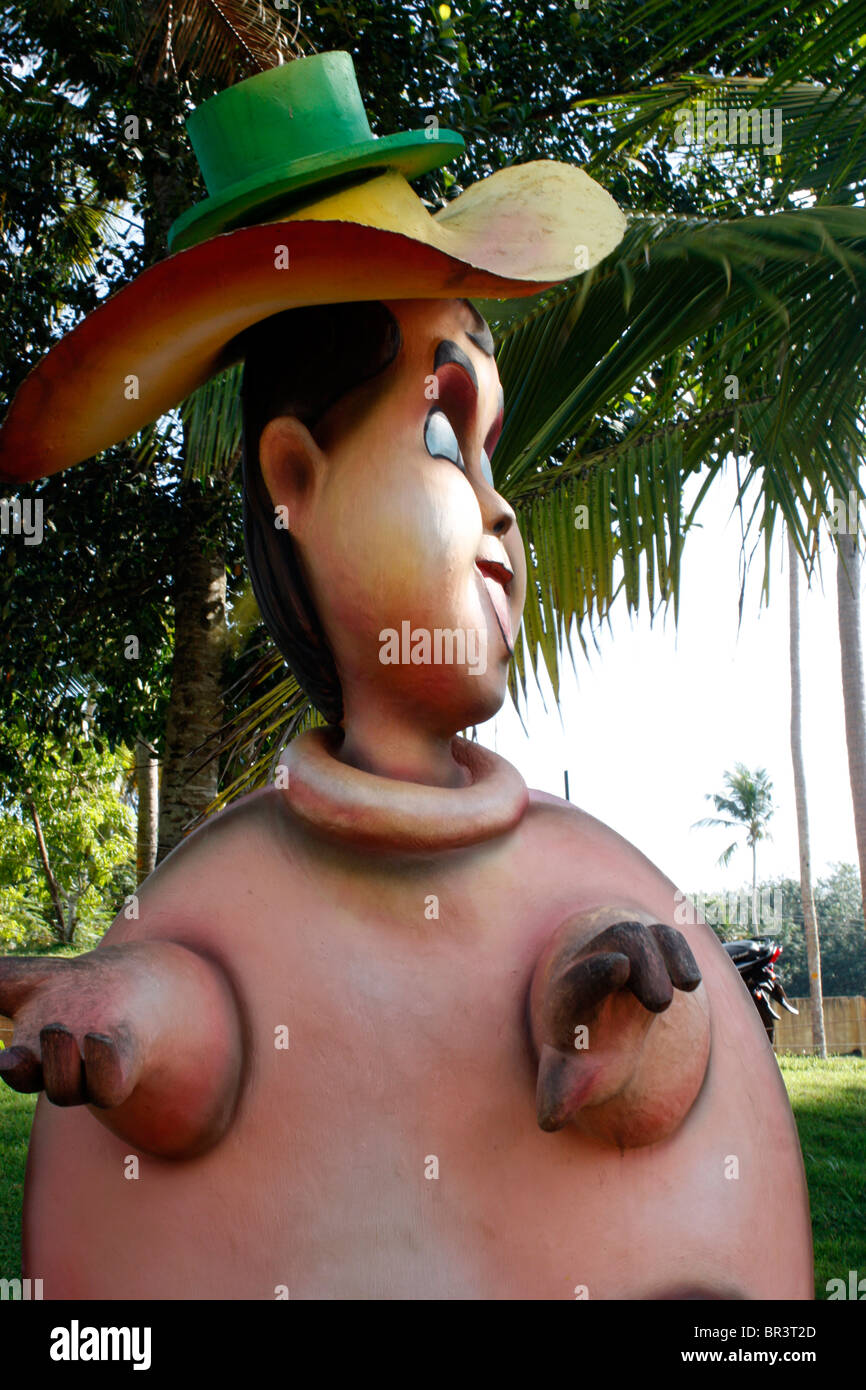 Woody - toy story figure in road side Stock Photo