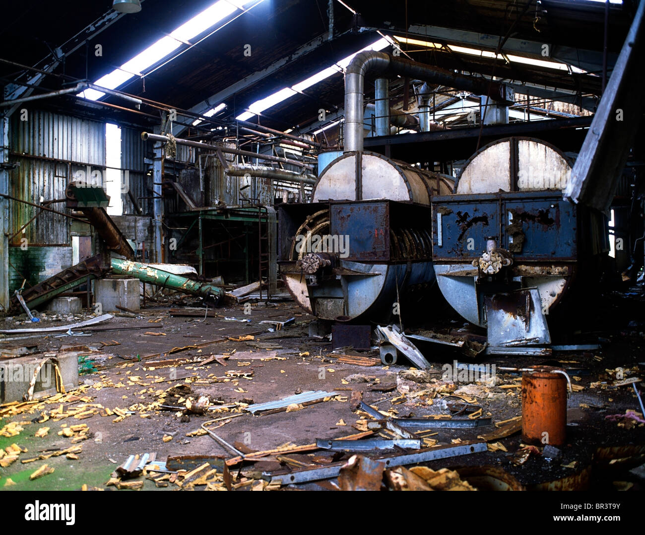 Ireland, Environmental Waste, Derelict Fish Processing Plant Stock ...