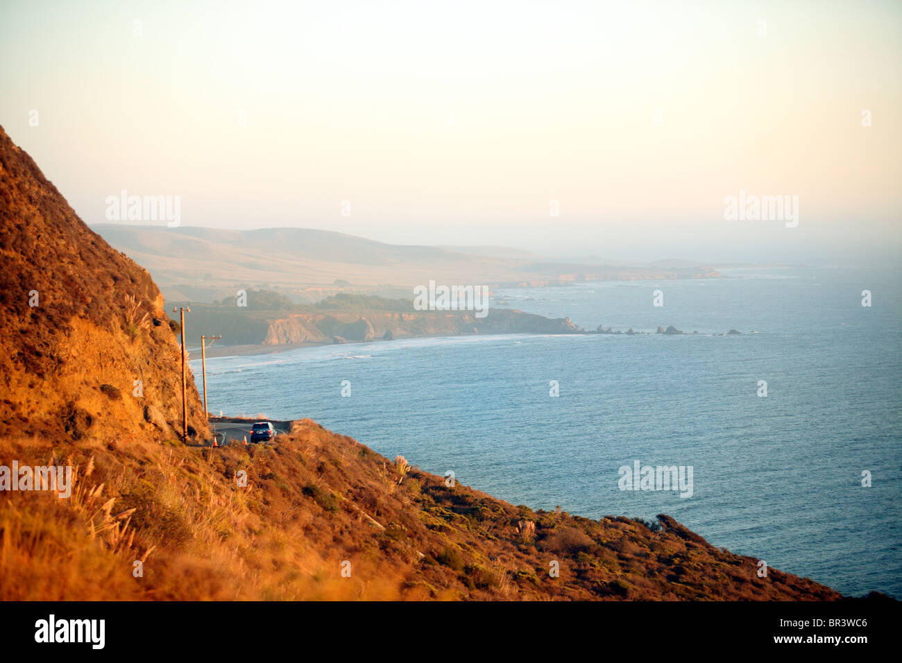 Driving Highway 1 in California Stock Photo - Alamy