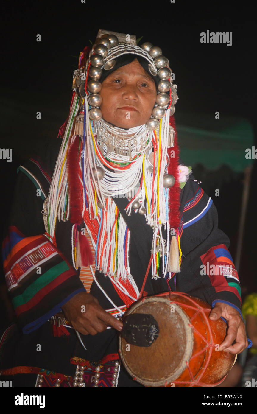 Akha hill tribe woman northern hi-res stock photography and images - Alamy