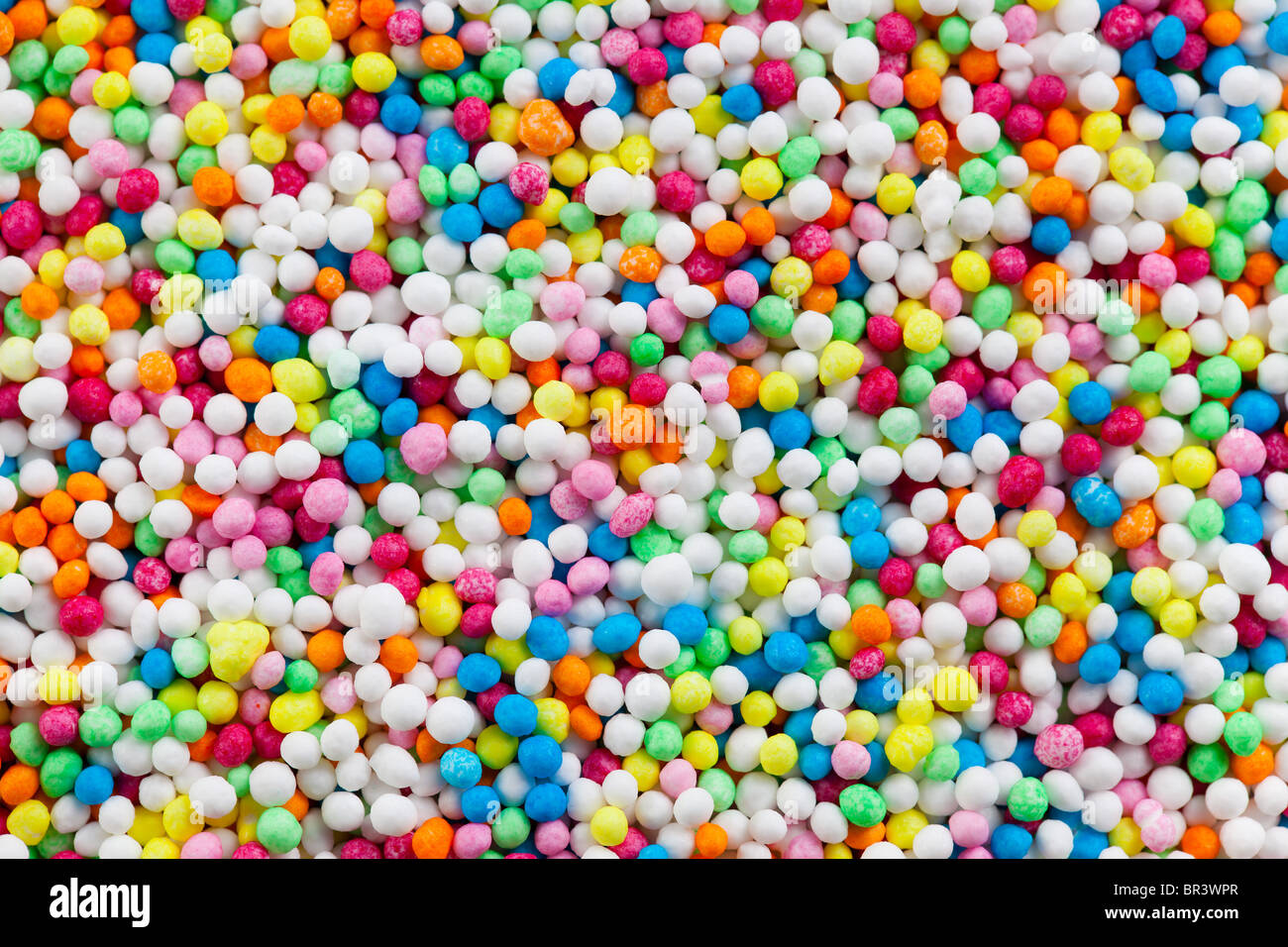 colorful sugar sprinkles Stock Photo