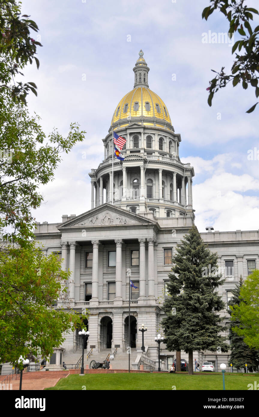 State Capitol Building Denver Colorado Stock Photo
