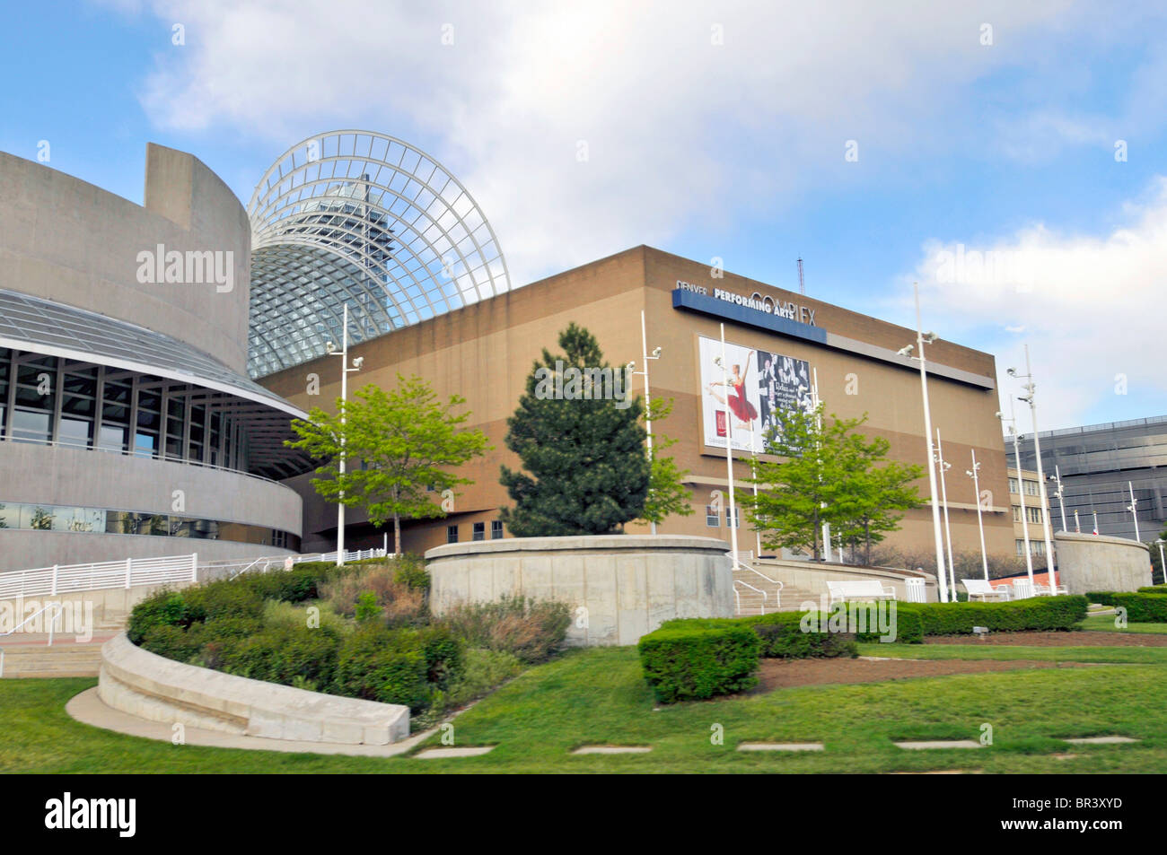 Performing Arts Center Denver Colorado Stock Photo Alamy