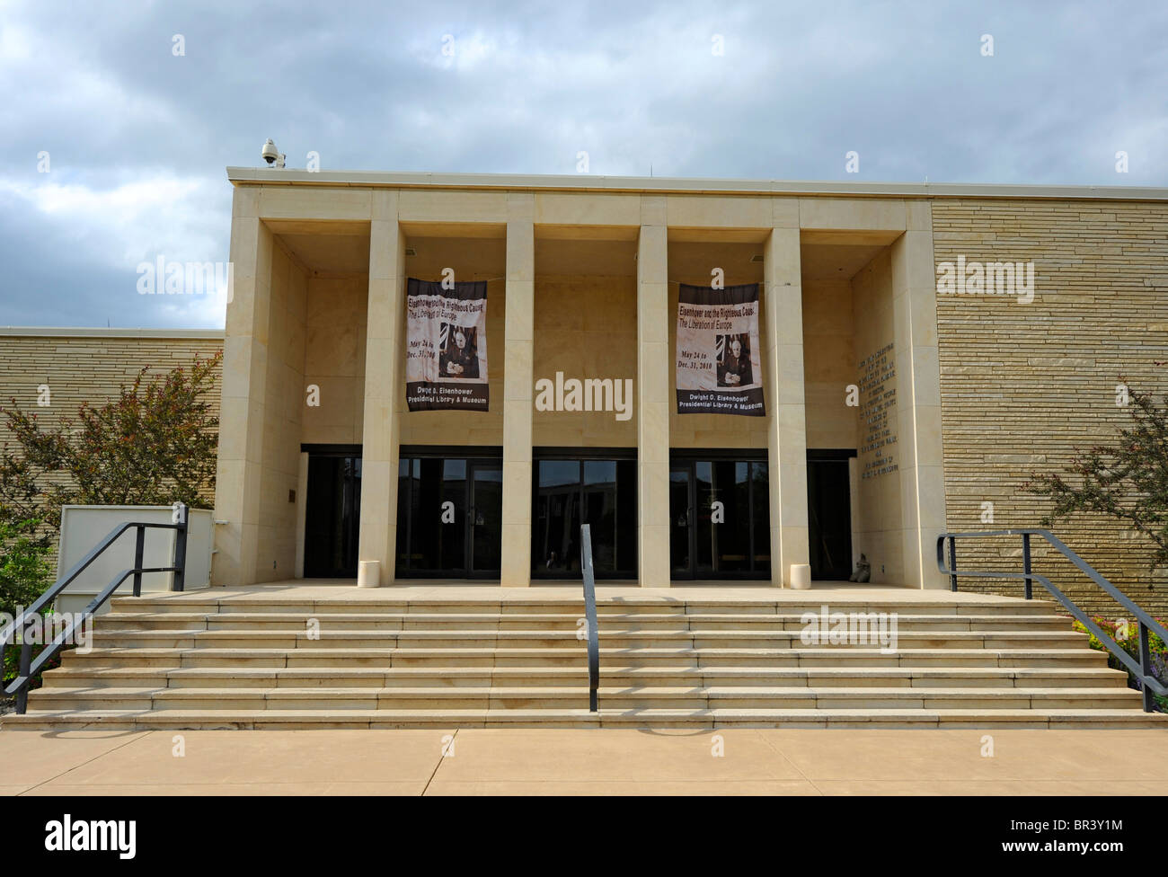 Dwight D Eisenhower Museum Abilene Kansas Stock Photo