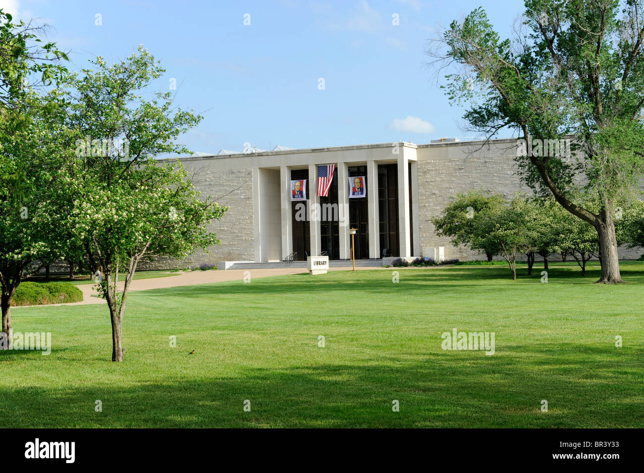 Dwight D Eisenhower Museum Abilene Kansas Stock Photo