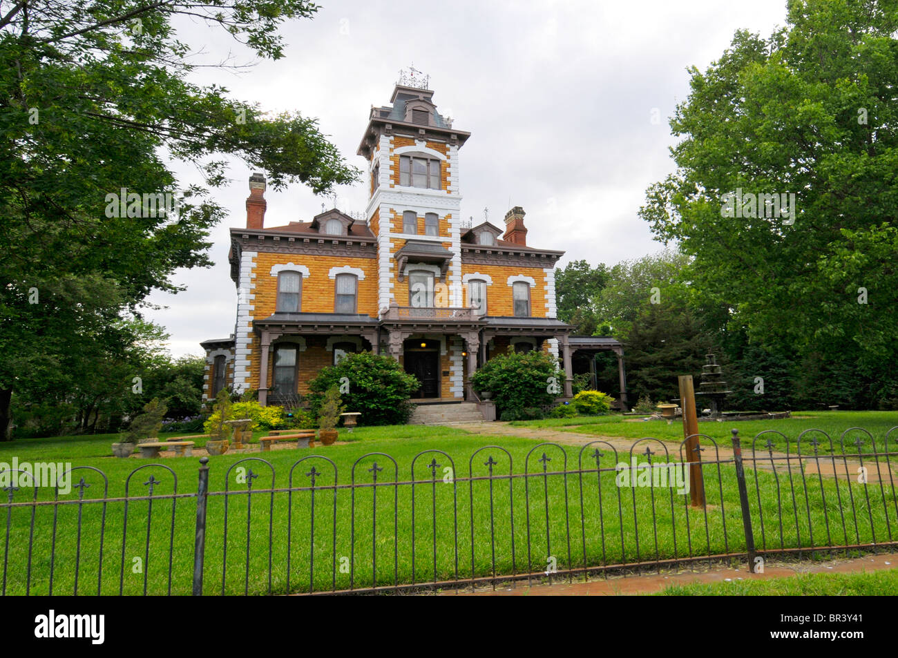 Lebold Mansion Abilene Kansas Stock Photo Alamy