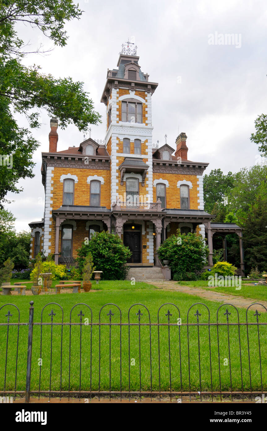 Lebold Mansion Abilene Kansas Stock Photo Alamy