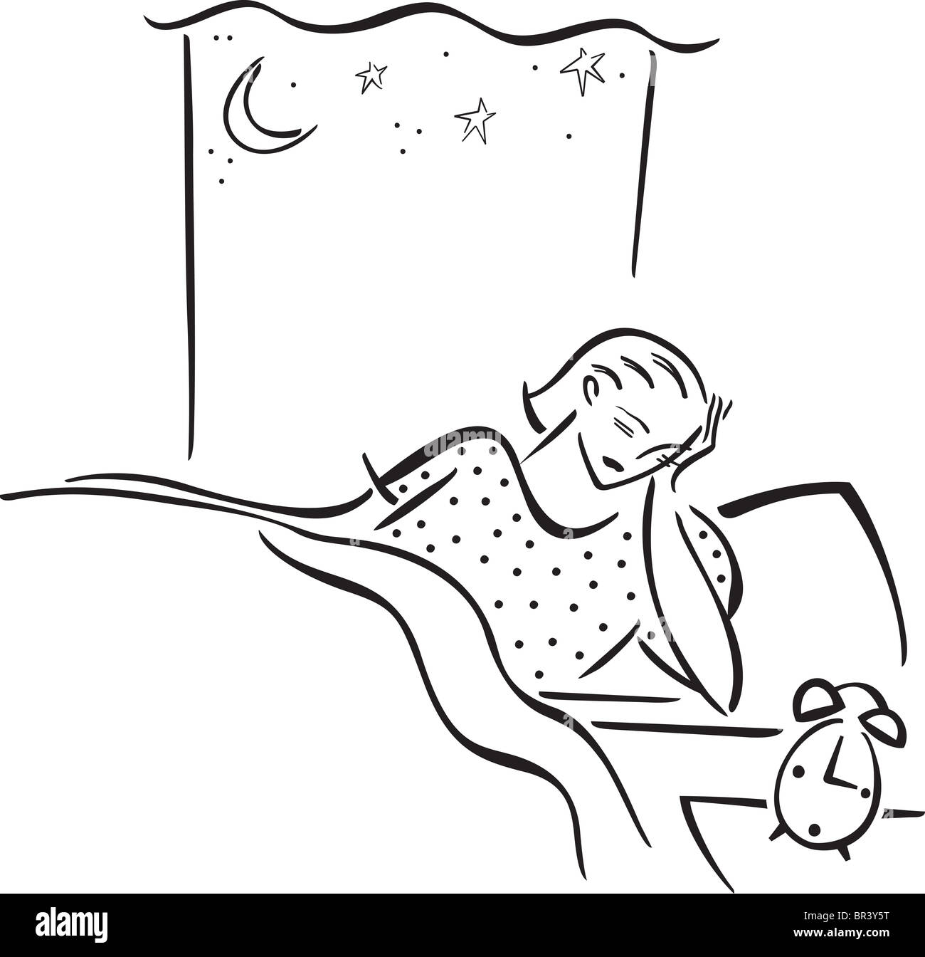 Painting Of Woman Lying Down Black And White Stock Photos Images Alamy