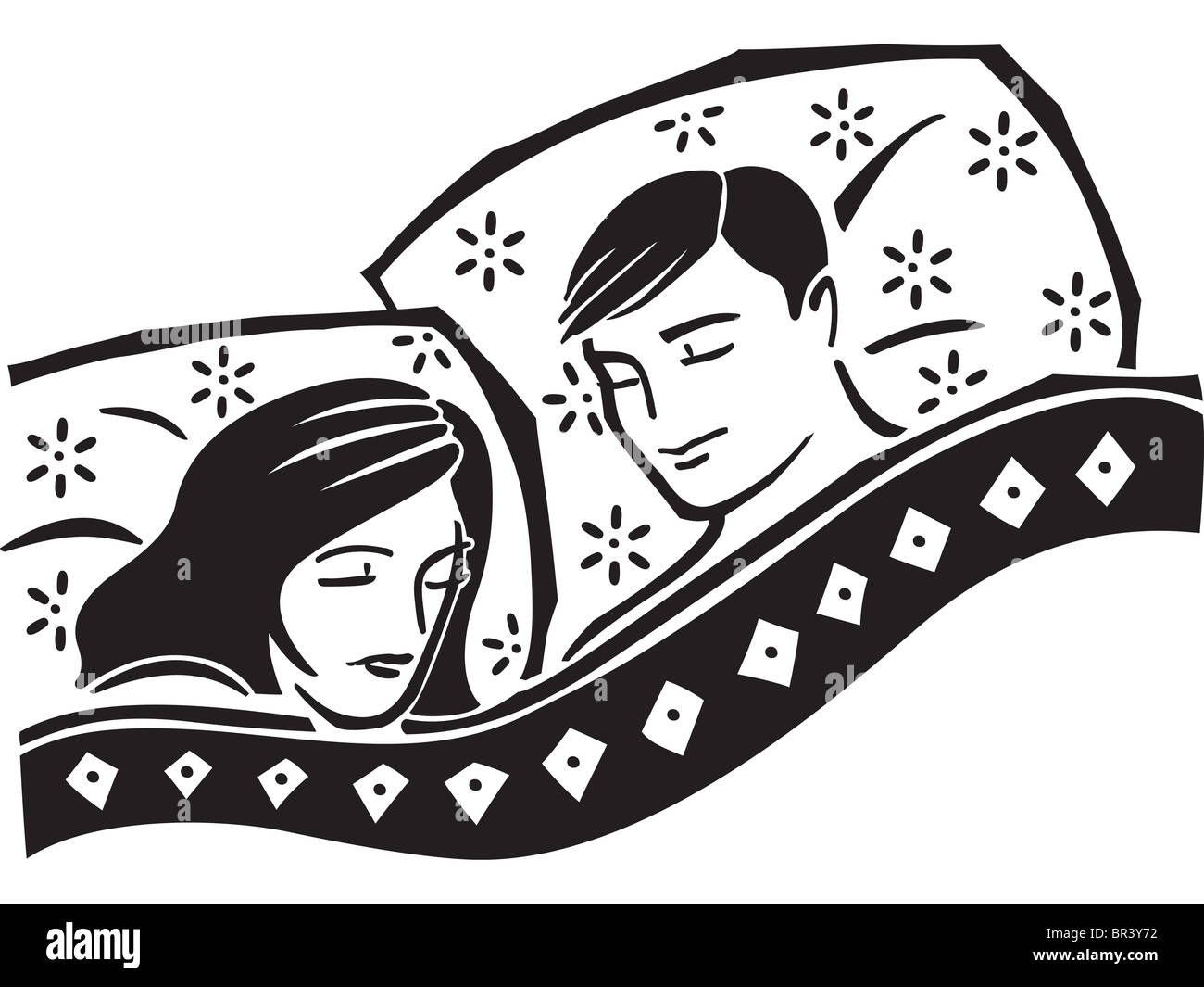 A couple sleeping in bed stock photo 31434678 alamy
